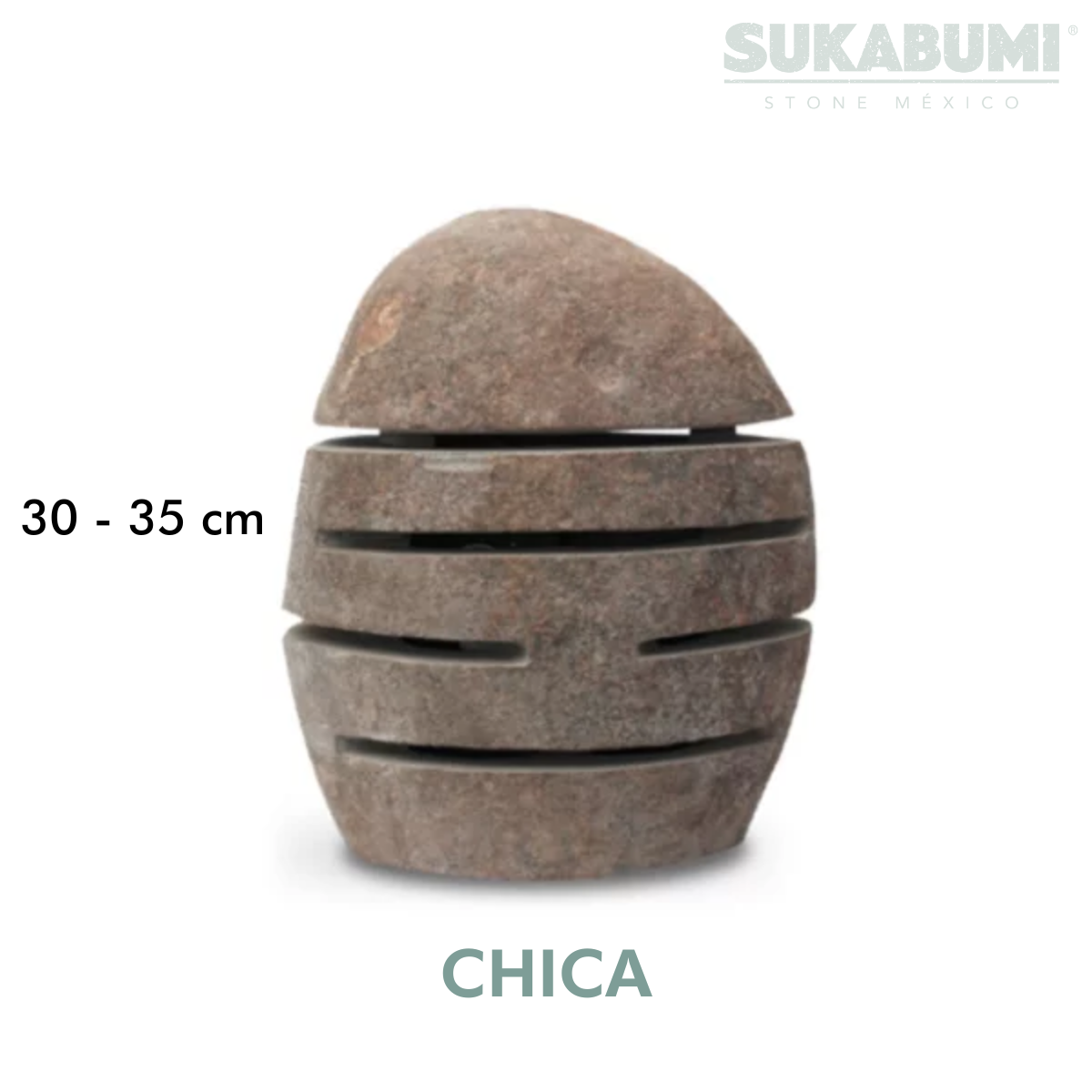 <b>Lámpara de</b> Piedra de Río Chica