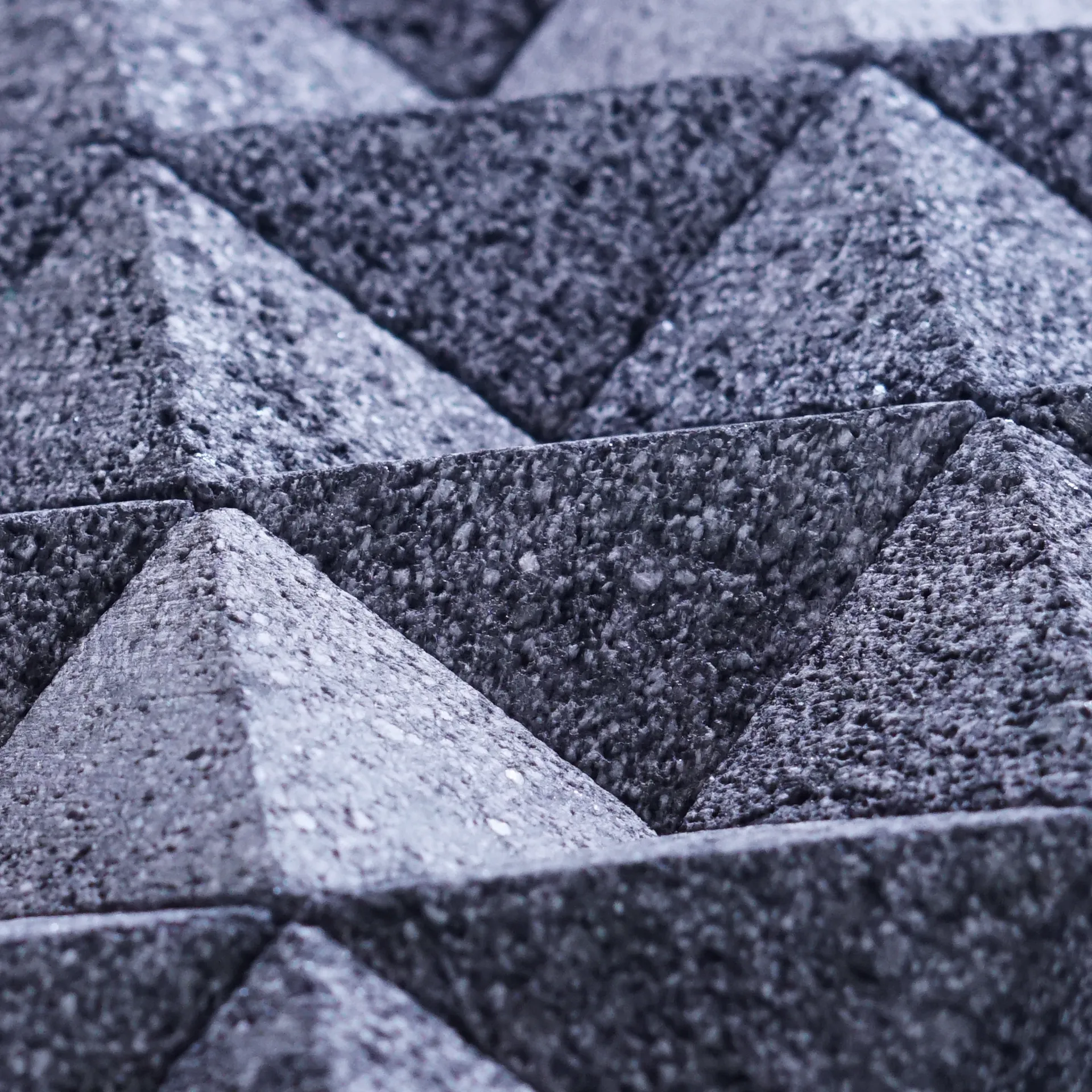 Piso de Piedra Black Lava Malla 3D