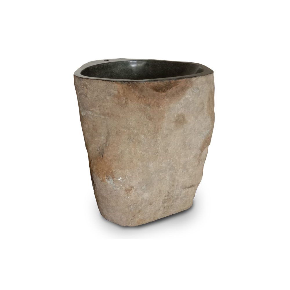<b>Ovalin de</b> Pedestal Piedra de Rio (Variedad de tamaños y formas)